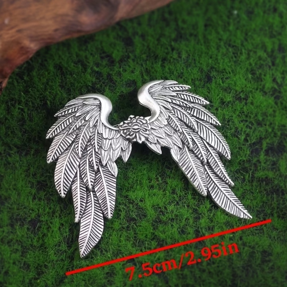 New! Viking Silver Angel Wing Hair Clip 🪽 B1-49 - Picture 6 of 6